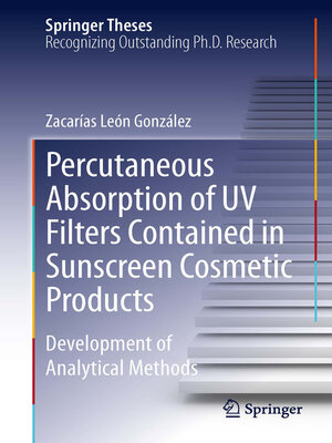 cover image of Percutaneous Absorption of UV Filters Contained in Sunscreen Cosmetic Products